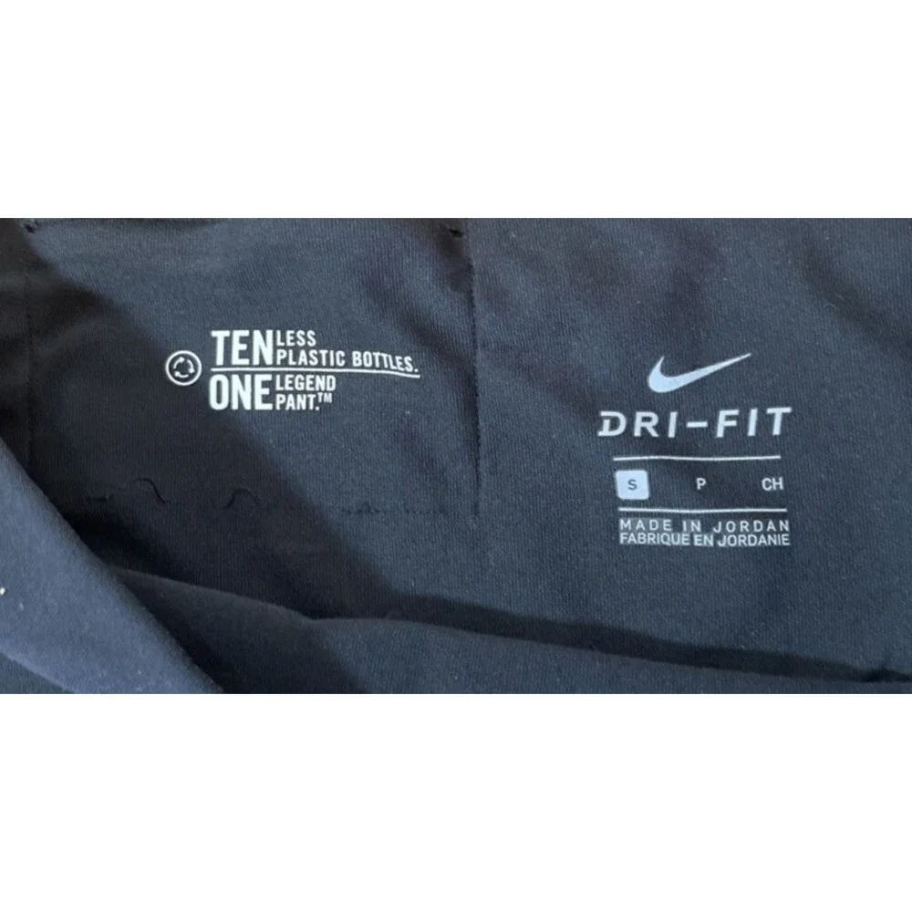 Nike Leggings Just Do It Spell Out Run Training Yoga Women's Small Black